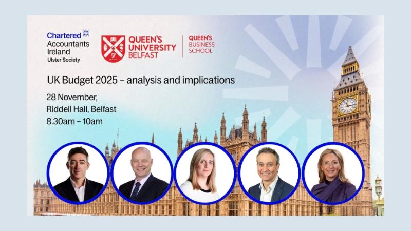 Five panel speakers in front of Houses of Parliament